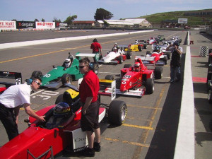 A large group of cars came out for the test day prior to the race weekend as well.