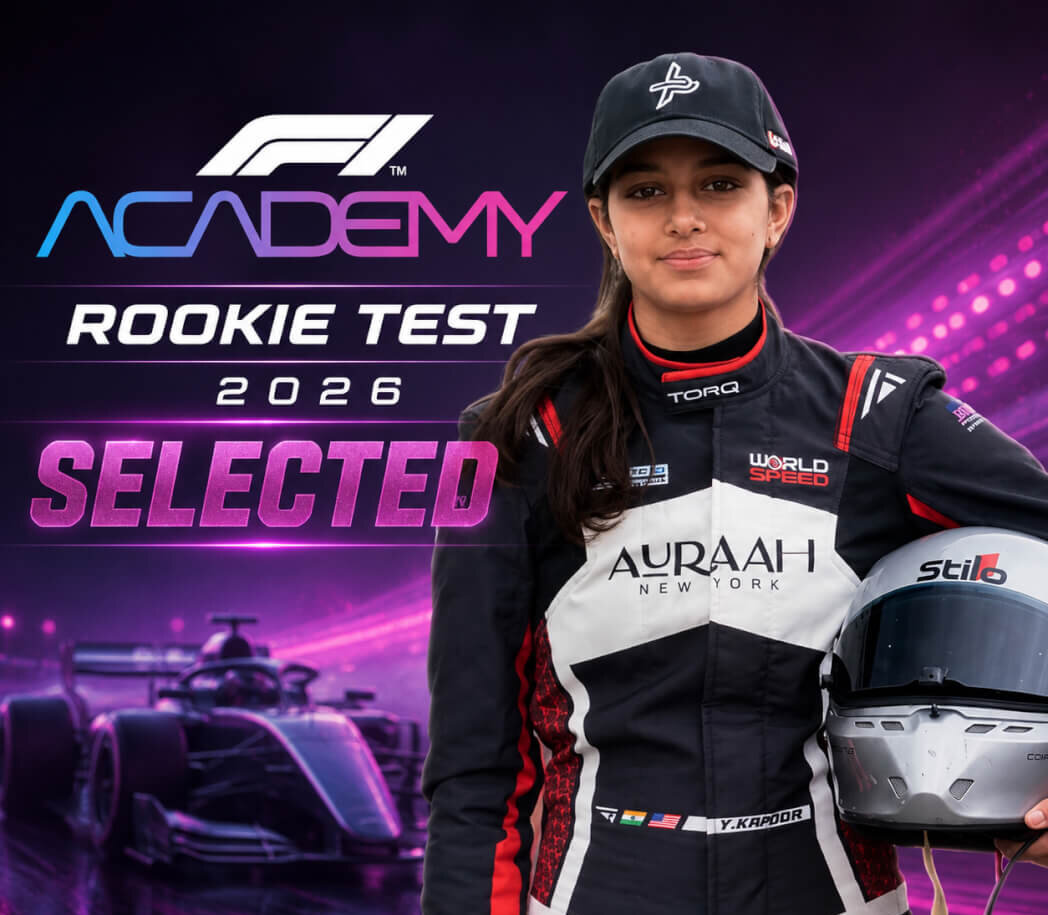 World Speed’s Yana Kapoor Gears Up for Two-Phase F1 Academy Rookie Test